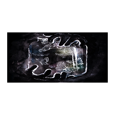 Acrylbild Fotodruck Schmetterlinge im Glas