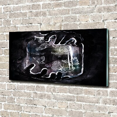 Acrylbild Fotodruck Schmetterlinge im Glas