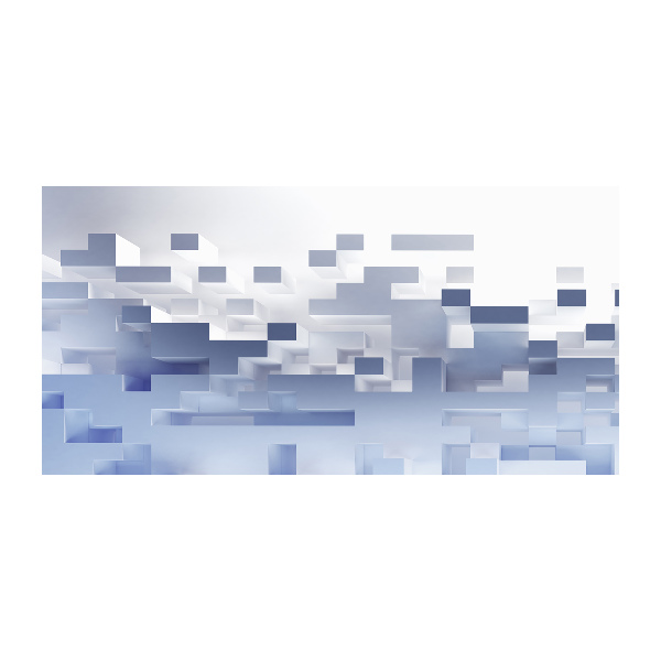 Acrylglas-Druck Würfelabstraktion