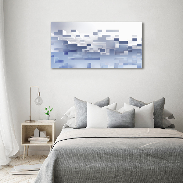 Acrylglas-Druck Würfelabstraktion