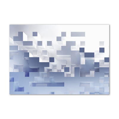 Acrylglas-Druck Würfelabstraktion