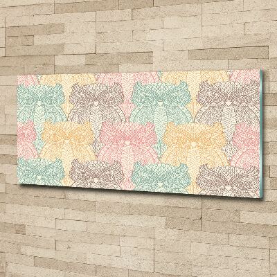 Acrylglas-Druck Eulen