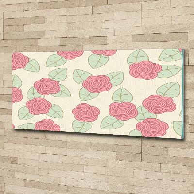 Acrylbild Fotodruck Rosen