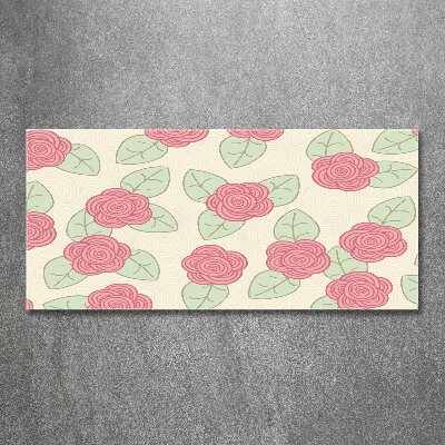 Acrylbild Fotodruck Rosen