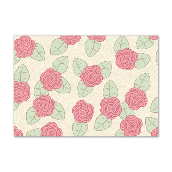 Acrylbild Fotodruck Rosen