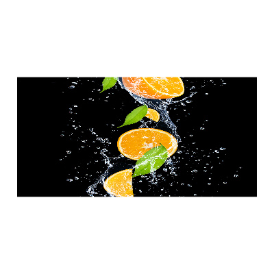 Foto auf Acryl Orangen und Wasser