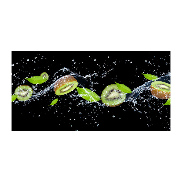 Acrylglas-Druck Kiwi und Wasser