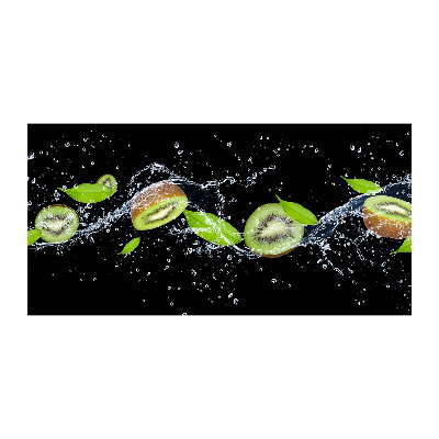 Acrylglas-Druck Kiwi und Wasser