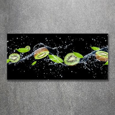 Acrylglas-Druck Kiwi und Wasser