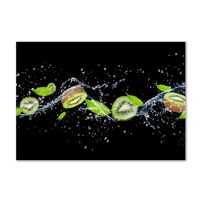 Acrylglas-Druck Kiwi und Wasser