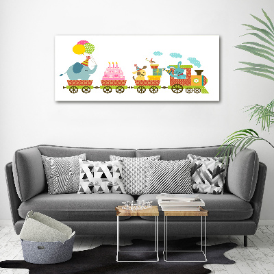 Acrylbild Fotodruck Happy Train