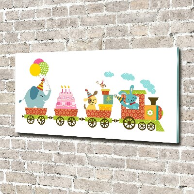 Acrylbild Fotodruck Happy Train