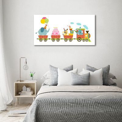 Acrylbild Fotodruck Happy Train