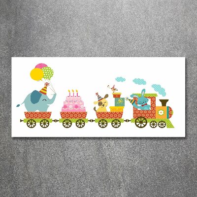 Acrylbild Fotodruck Happy Train