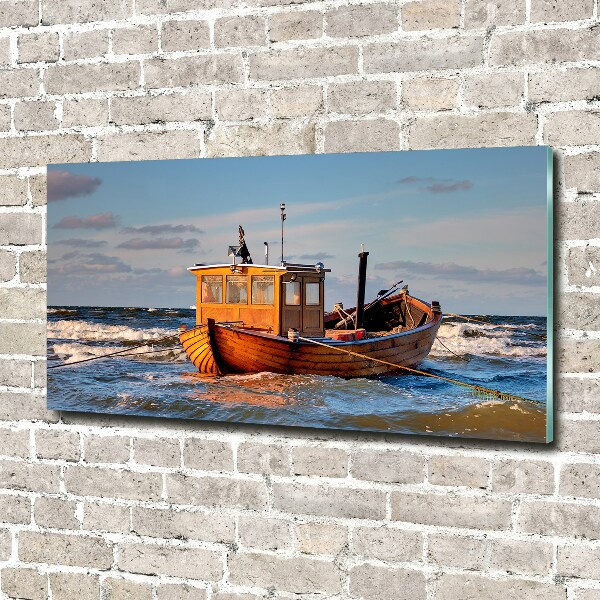 Foto auf Acryl Fischerboot