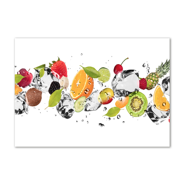 Acrylglas-Druck Obst und Wasser