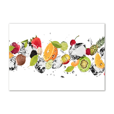 Acrylglas-Druck Obst und Wasser