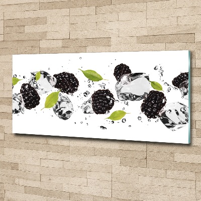 Acrylglas-Druck Kirschen und Wasser