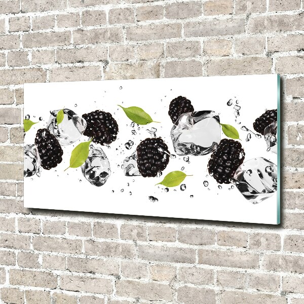 Acrylglas-Druck Kirschen und Wasser