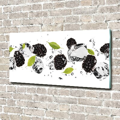 Acrylglas-Druck Kirschen und Wasser