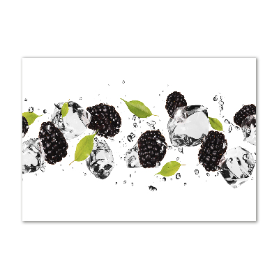 Acrylglas-Druck Kirschen und Wasser