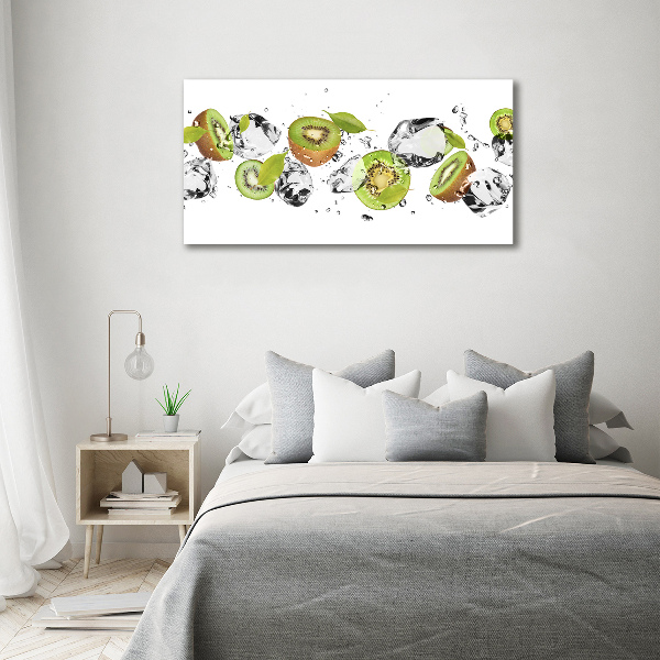 Foto auf Acryl Kiwi und Wasser