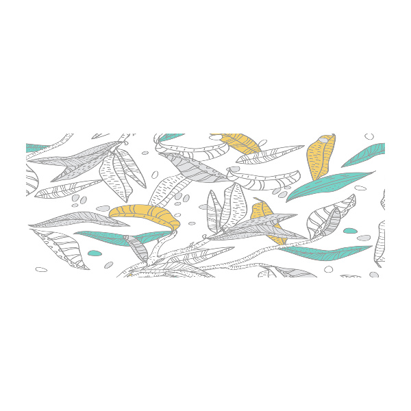 Acrylglas-Druck Bunte Blätter