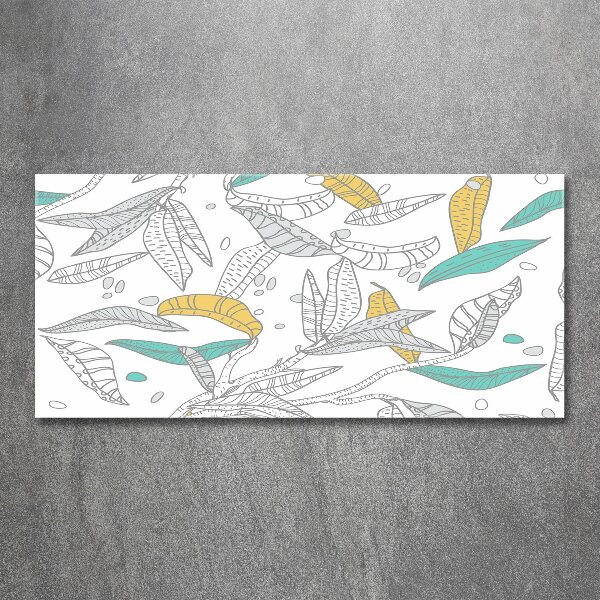 Acrylglas-Druck Bunte Blätter