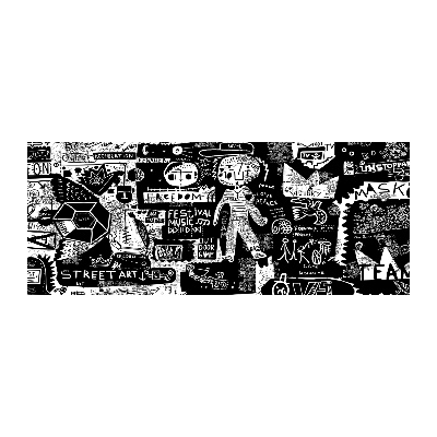 Acrylbild Fotodruck Graffiti