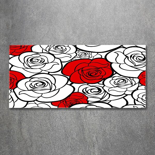 Foto auf Acryl Rosen