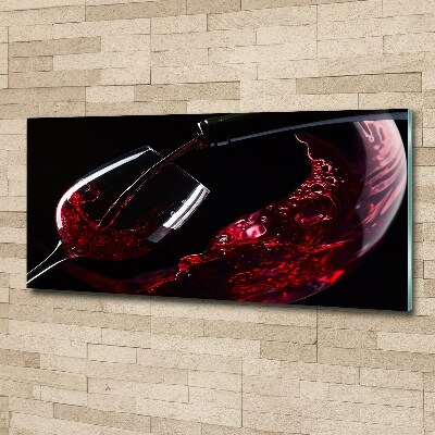 Acrylbild Fotodruck Rotwein