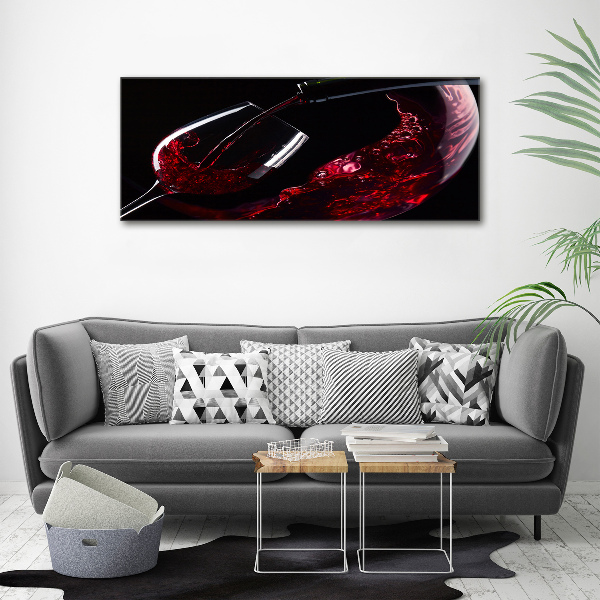 Acrylbild Fotodruck Rotwein
