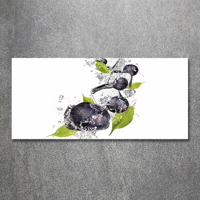 Bild auf Acrylglas Beeren mit Eis