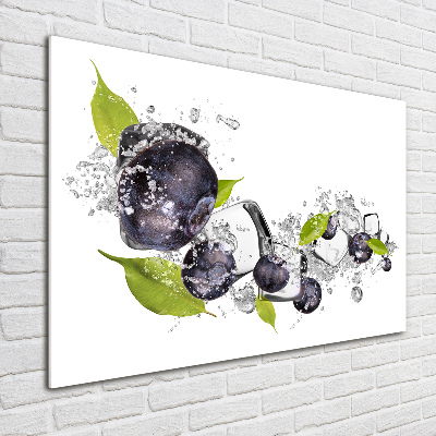 Bild auf Acrylglas Beeren mit Eis