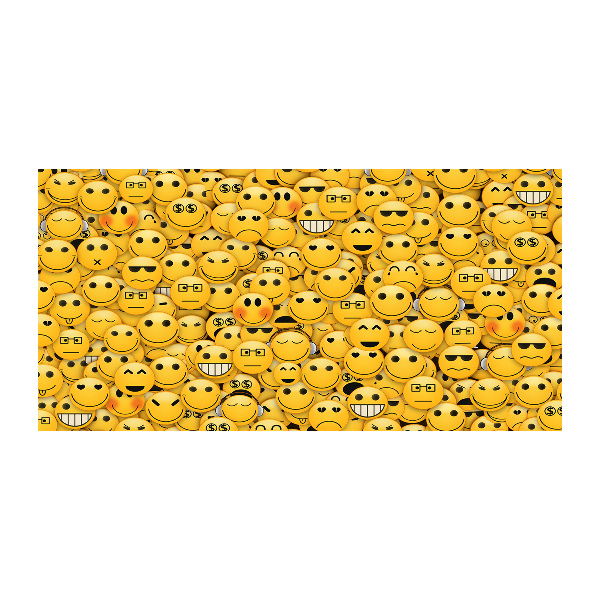 Acrylglas-Druck Emoticons