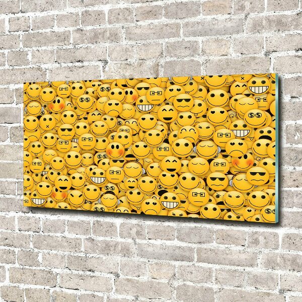 Acrylglas-Druck Emoticons