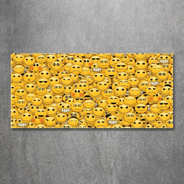 Acrylglas-Druck Emoticons