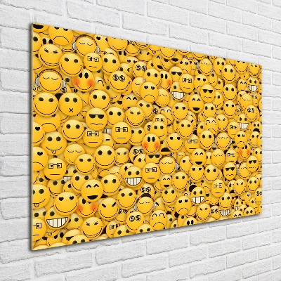 Acrylglas-Druck Emoticons