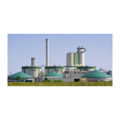 Foto auf Acryl Biogasanlage