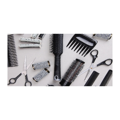 Acrylbild Fotodruck Friseurwerkzeuge