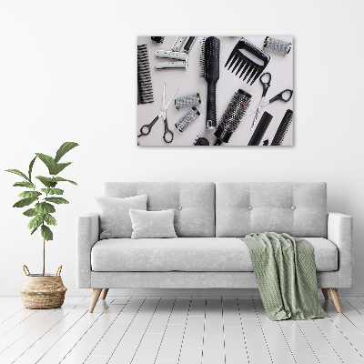 Acrylbild Fotodruck Friseurwerkzeuge