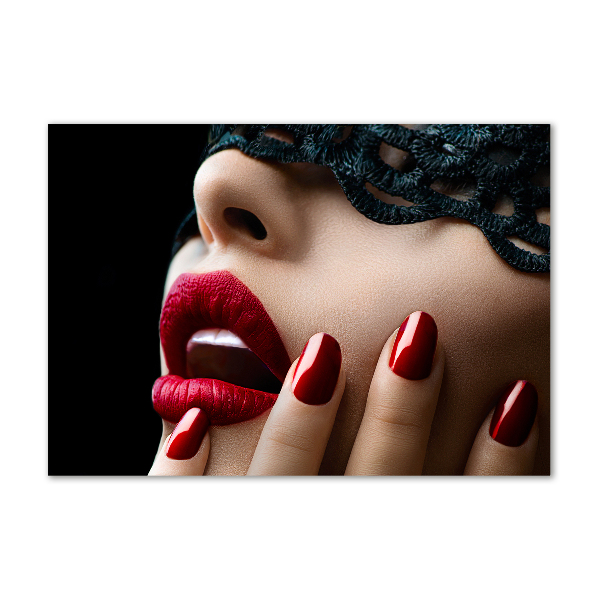 Foto auf Acryl Spitzenmaske