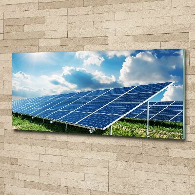 Acrylglas-Druck Solarbatterien