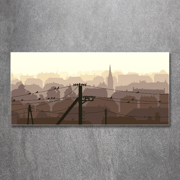 Acrylglas-Druck Stadtgrenze