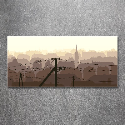 Acrylglas-Druck Stadtgrenze