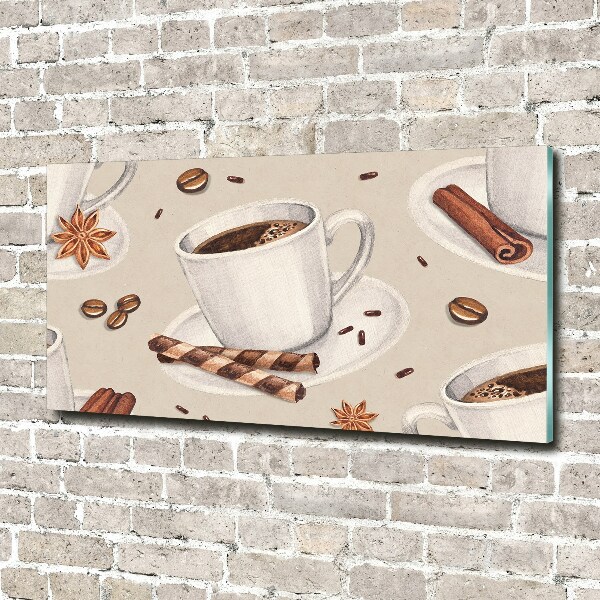 Acrylbild Fotodruck Eine Tasse Kaffee