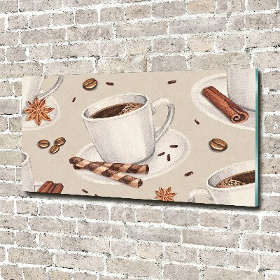 Acrylbild Fotodruck Eine Tasse Kaffee