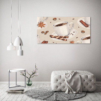 Acrylbild Fotodruck Eine Tasse Kaffee