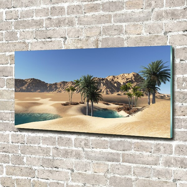 Acrylglas-Druck Oase