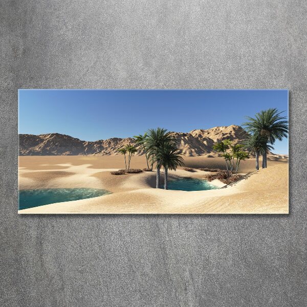 Acrylglas-Druck Oase